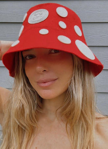 Amanita Magic Sauna Hat