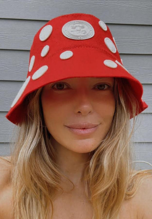 Amanita Magic Sauna Hat